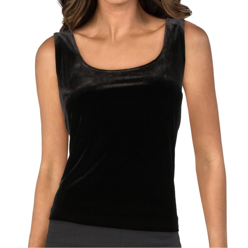 Alex Evenings- Womens Velvet Sleeveless Tank Top size 1X